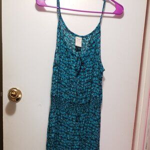 Faded Glory Maxi Dress With Elastic Waist.